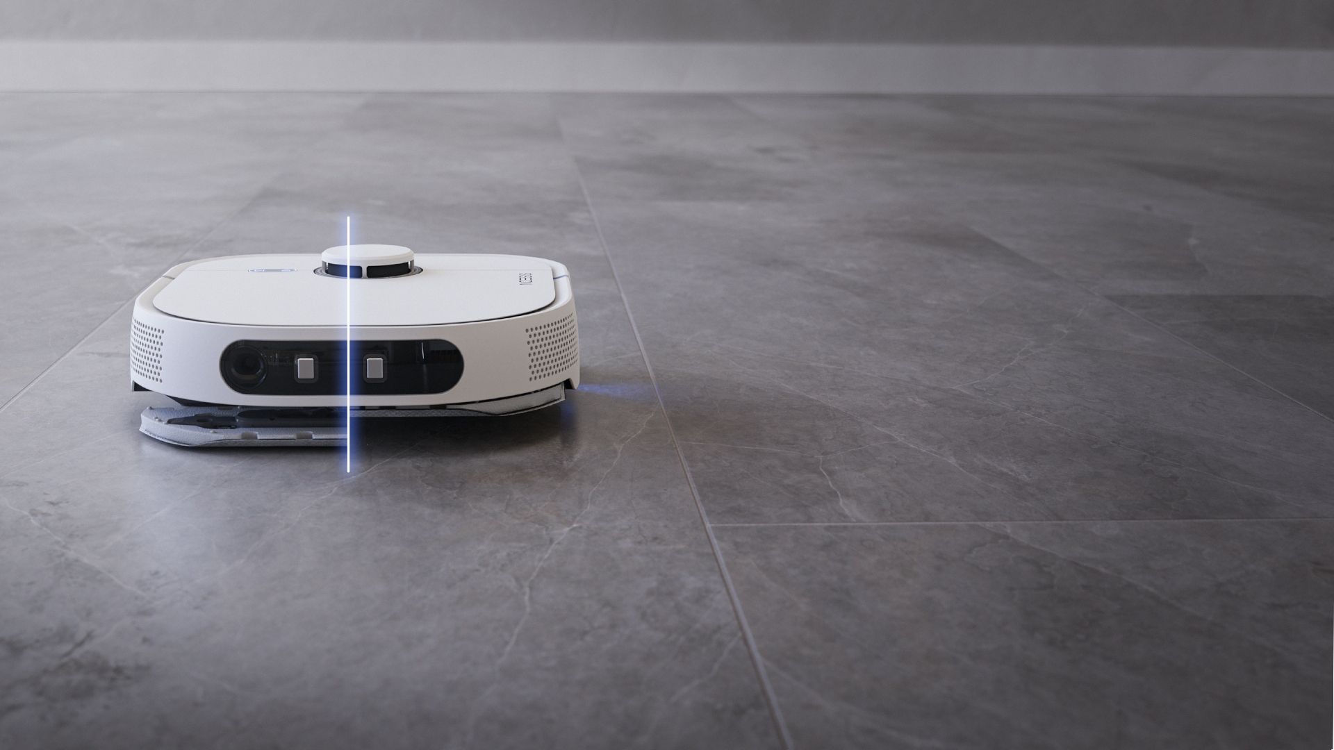 Noesis robot on hard clean floors